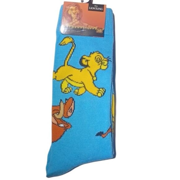 Disney Simba & Pumba Crew Socks - Picture 1 of 6
